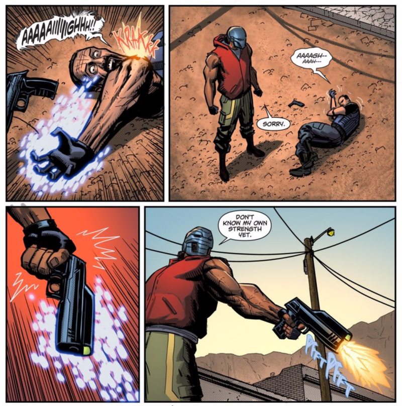 Illustration for article titled Noble Is an Erratic but Promising Start to Catalyst Prime Superhero Series